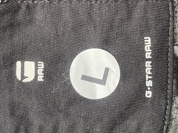 G STAR RAW T SHIRT MINIMAL ΓΚΡΙ ΑΝΤΡΙΚΟ PRE OWNED L
