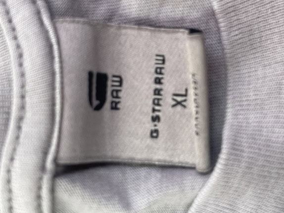 G STAR RAW T SHIRT MINIMAL GRIGIO UOMO PRE OWNED XL