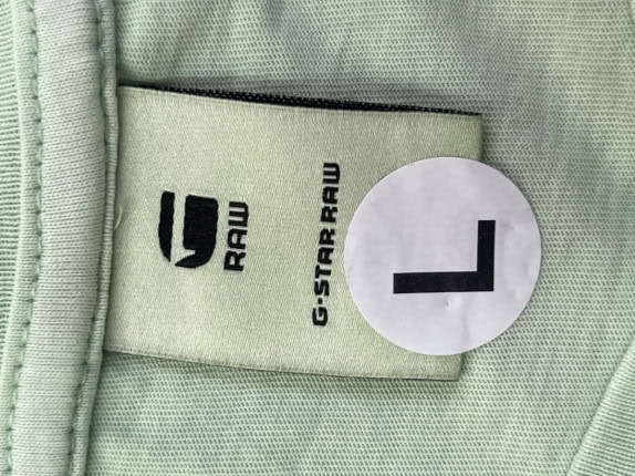 G STAR RAW T SHIRT MINIMAL VERDE UOMO PRE OWNED L