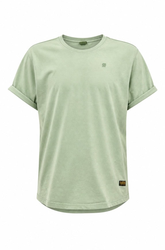 G STAR RAW T SHIRT MINIMAL ΠΡΑΣΙΝΟ ΑΝΔΡΙΚΟ PRE OWNED L