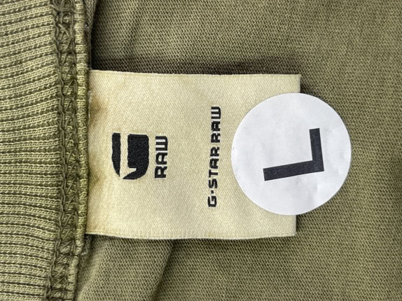 G STAR RAW TSHIRT MINIMAL OLIVA UOMO PRE OWNED L
