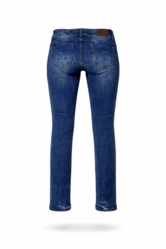 G STAR RAW ΤΖΙΝ ΠΑΝΤΕΛΟΝΙ STRAIGHT FIT ΜΠΛΕ ΓΥΝΑΙΚΕΙΟ PRE OWNED XS