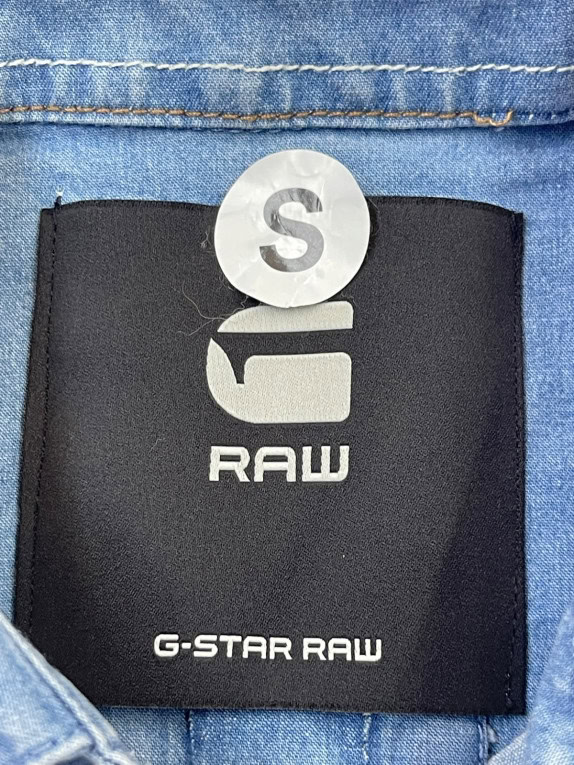 G STAR RAW ΤΖΙΝ ΠΟΥΚΑΜΙΣΟ ΜΙΝΙΜΑΛ WASHED BLUE ΑΝΤΡΙΚΟ PRE OWNED S