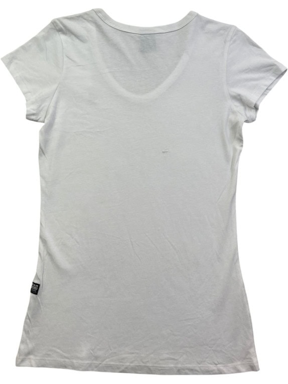 G STAR RAW V NECK T SHIRT MINIMAL ΛΕΥΚΟ ΓΥΝΑΙΚΕΙΟ PRE OWNED S