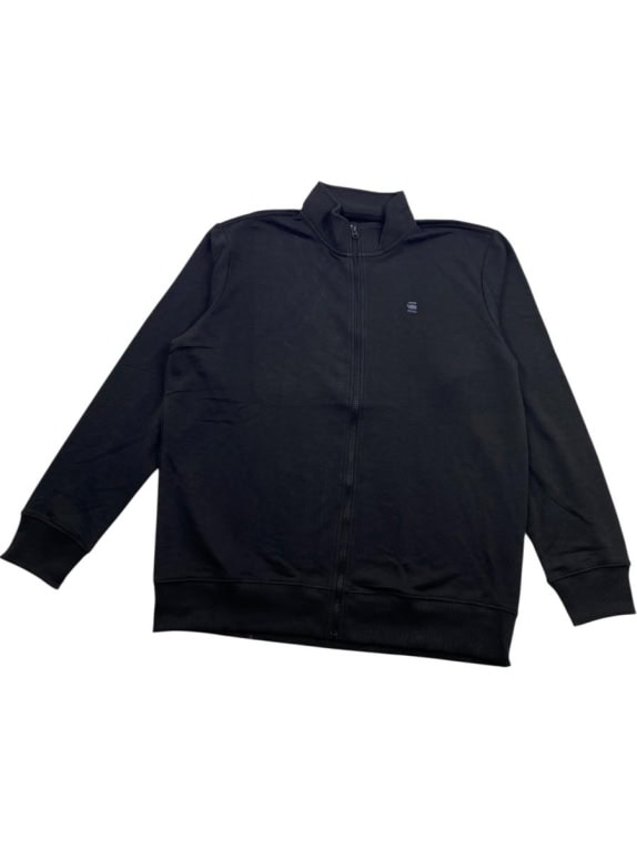 G-STAR RAW FULL ZIP TRACK JACKET LOGO BLACK MEN'S XL
