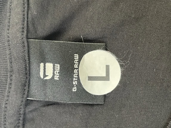 G STAR T SHIRT GRAPHIC ΜΑΥΡΟ ΑΝΤΡΙΚΟ PRE OWNED L