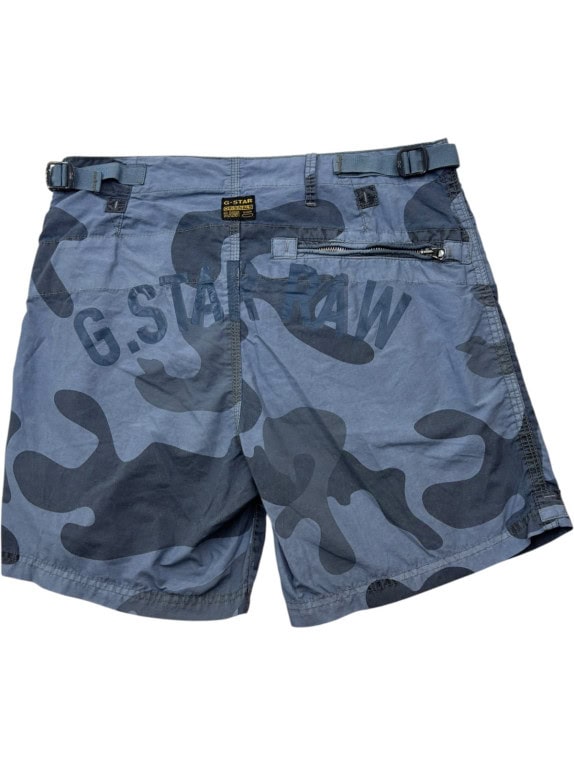 G STAR BERMUDA CAMO BLU UOMO PRE OWNED M