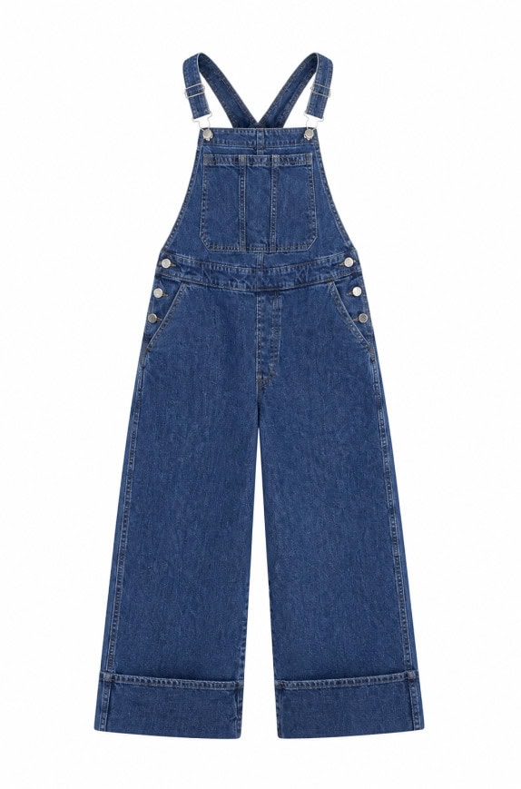GAP DUNGAREES DENIM ΟVERALLS ΜΠΛΕ ΓΥΝΑΙΚΕΙΟ PRE OWNED S
