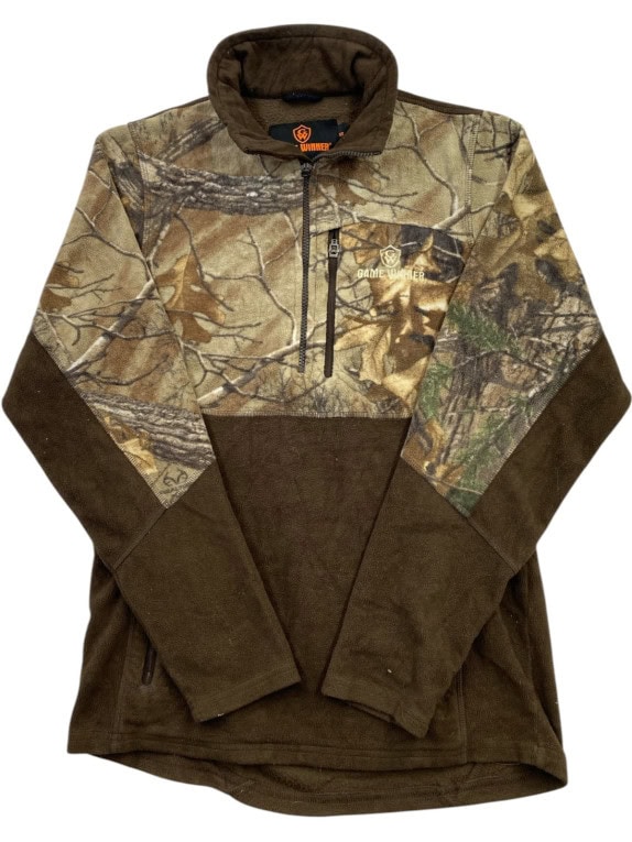 GAME WINNER ΦΛΙΣ HALF ZIP CAMO ΚΑΦΕ ΑΝΤΡΙΚΟ PRE OWNED S