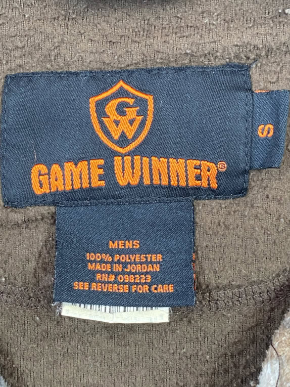 GAME WINNER ΦΛΙΣ HALF ZIP CAMO ΚΑΦΕ ΑΝΤΡΙΚΟ PRE OWNED S
