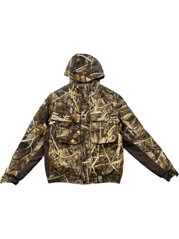 GAME WINNER GIACCA UTILITY MARRONE CAMOUFLAGE UNISEX PRE OWNED S