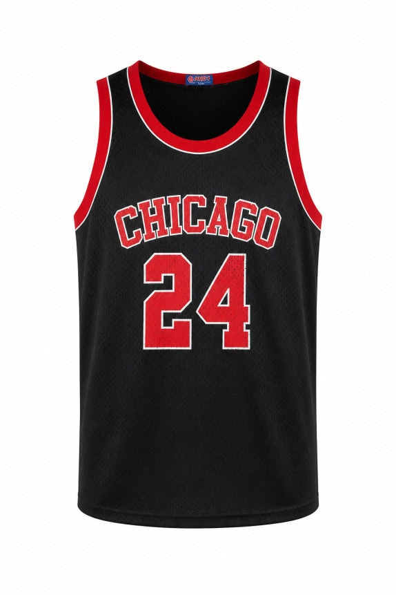 CHICAGO ΤΕΛΕΙΟ ΜΕ ΑΘΛΗΤΙΚΗ ΕΜΦΑΝΙΣΗ ΜΑΥΡΟ ΑΝΤΡΙΚΟ PRE OWNED L