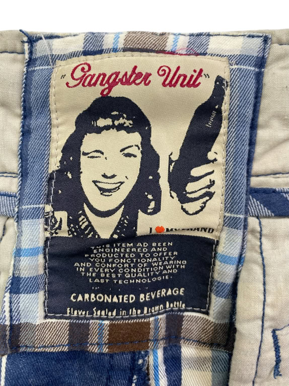 Gangster Unit Καρό Cargo Σορτς Ανδρικό XL