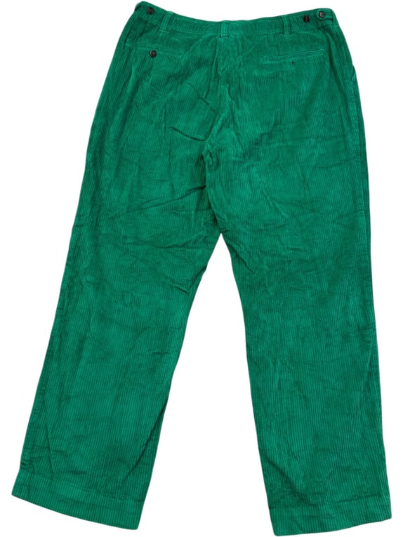 GANT Pantaloni in velluto a coste vintage verdi da uomo XL pre-owned