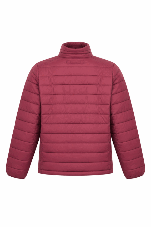 GANT PUFFER JACKET MINIMAL BURGUNDY MEN PRE OWNED L