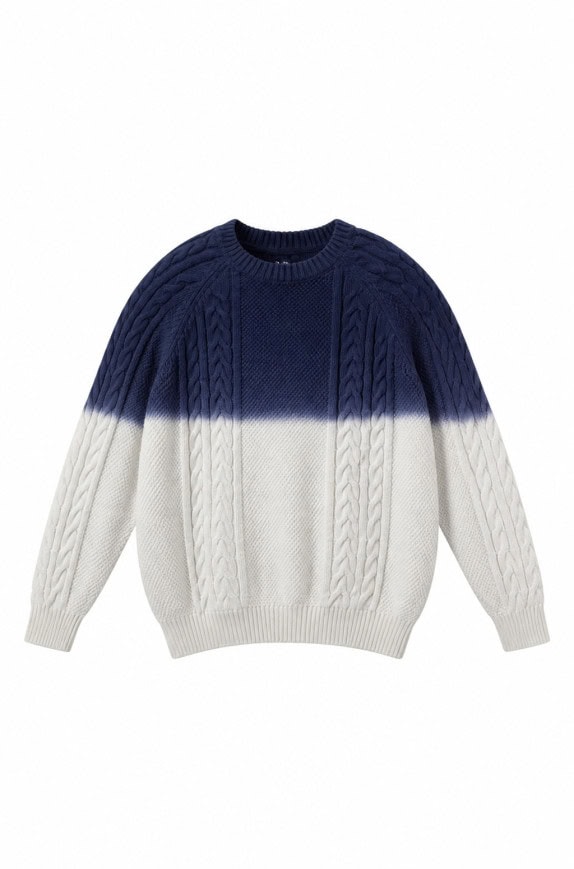 GANT ΠΛΕΚΤΟ ΠΟΥΛΟΒΕΡ MINIMAL NAVY WHITE ΑΝΔΡΙΚΟ PRE OWNED L