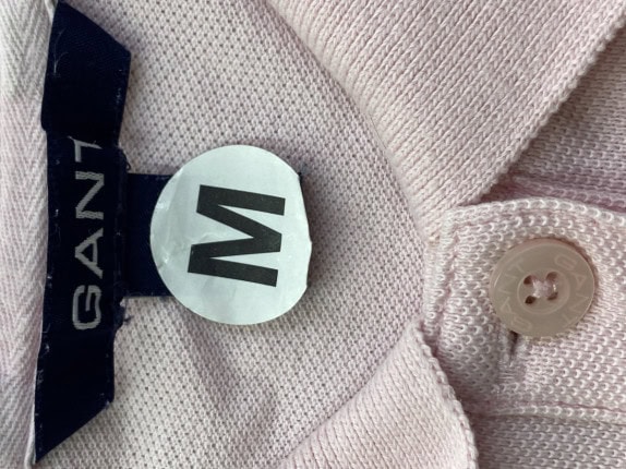 GANT POLO SHIRT MINIMAL ΡΟΖ ΓΥΝΑΙΚΕΙΟ PRE OWNED M