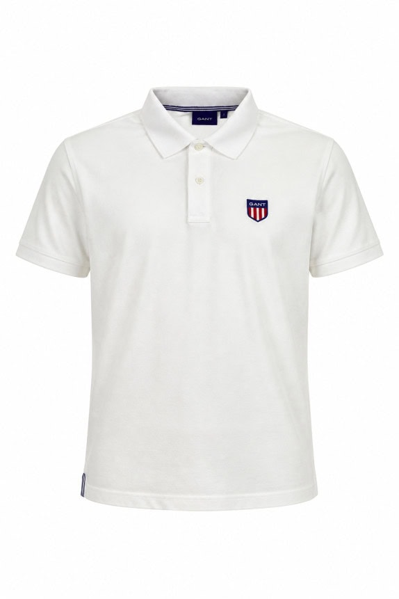 GANT POLO SHIRT MINIMAL WHITE ΑΝΤΡΙΚΟ PRE OWNED M