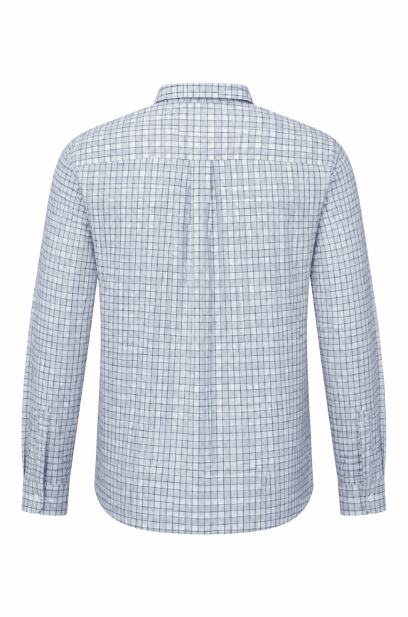 GAP CAMICIA CHECK BLU UOMO PRE OWNED L