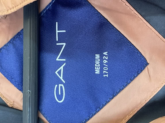 GANT GIACCA PUFFER MINIMAL MARRONE UOMO PRE OWNED M