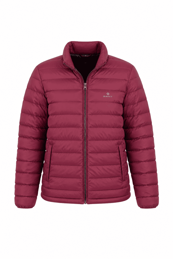 GANT PUFFER JACKET MINIMAL BORDEAUX MENS PRE OWNED XL
