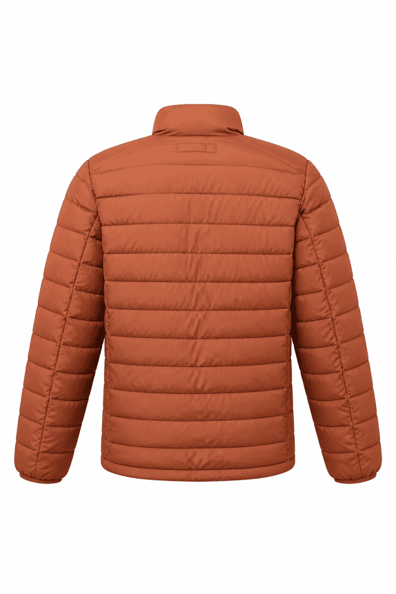 GANT PUFFER JACKET MINIMAL ORANGE MEN PRE OWNED XXL