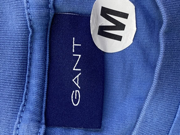GANT T SHIRT MINIMAL BLU UOMO PRE OWNED L