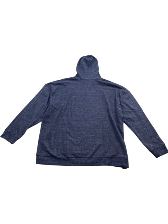 GAP Felpa con cappuccio da uomo con zip blu mélange 3XL
