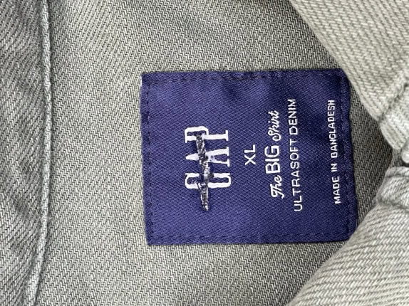 GAP CARGO SHIRT JACKET OVERSHIRT OLIVE ΑΝΤΡΙΚΟ PRE OWNED XL