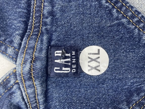 GAP DENIM ΟΛΟΣΩΜΗ ΦΟΡΜΑ OVERALL BLUE ΓΥΝΑΙΚΕΙΟ PRE OWNED XXL