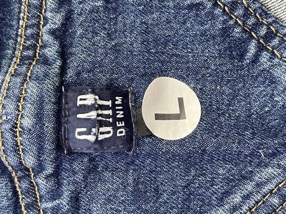 GAP DENIM ΟVERALLS CLASSIC BLUE ΓΥΝΑΙΚΕΙΟ PRE OWNED L