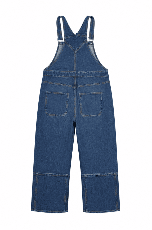 GAP DENIM OVERALLS WORKWEAR BLU DONNA PRE OWNED L