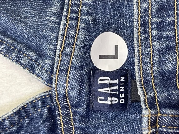 GAP DENIM OVERALLS WORKWEAR BLU DONNA PRE OWNED L