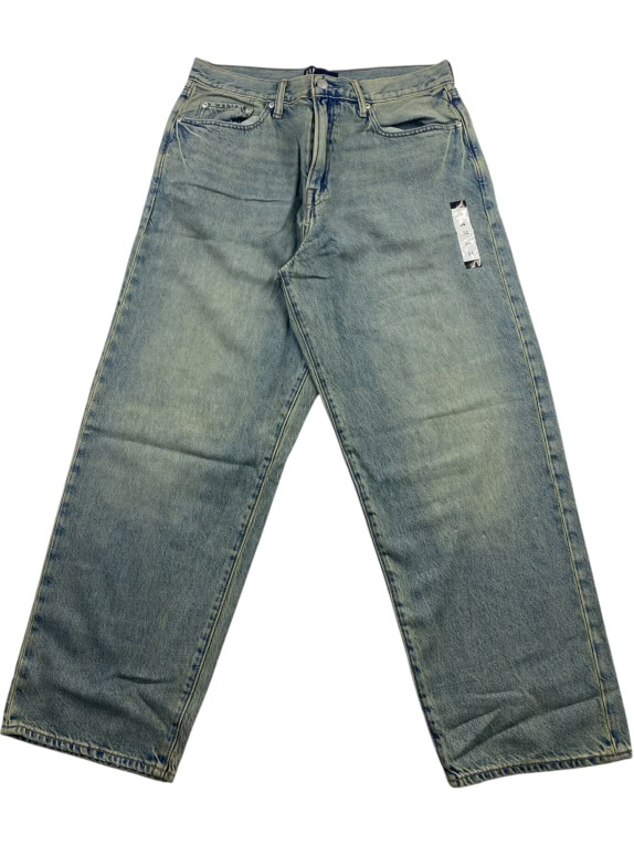GAP DENIM ΠΑΝΤΕΛΟΝΙ ΤΖΙΝ STRAIGHT VINTAGE WASH LOGO ΑΝΔΡΙΚΟ L