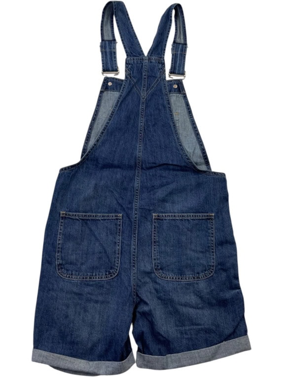 GAP DENIM OVERALLS CLASSIC BLUE WOMENS PRE OWNED XS