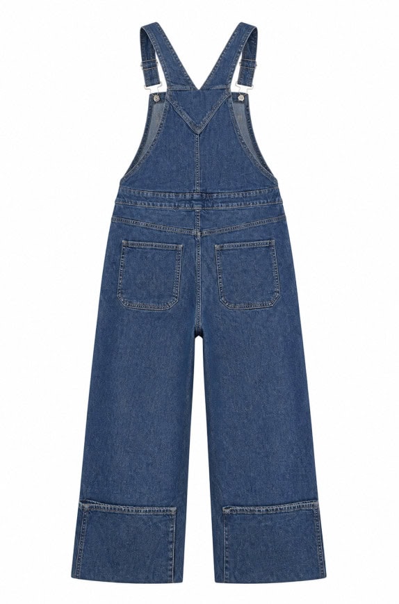 GAP DENIM ΣΑΛΟΠΕΤΑ WIDE LEG ΜΠΛΕ ΓΥΝΑΙΚΕΙΟ PRE OWNED L