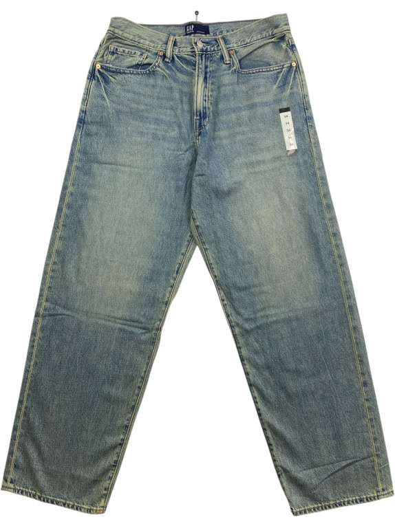 GAP Denim Straight Τζιν Παντελόνι Ανοιχτό Μπλε Ανδρικό W34 L32