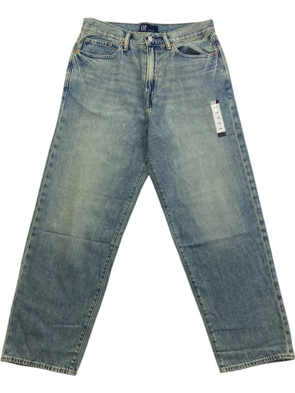 GAP DENIM Τζιν Παντελόνι Straight Μπλε Ανδρικό W34 M