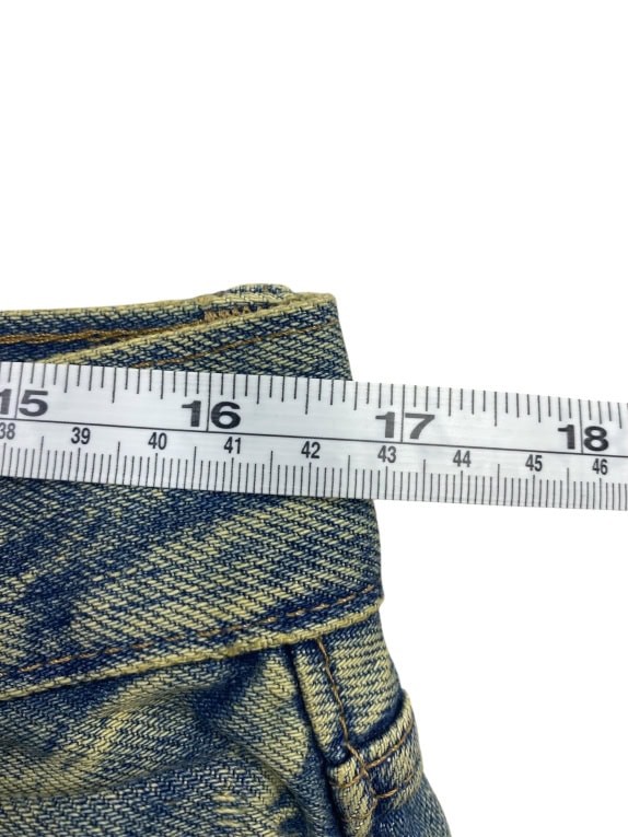 GAP Denim Τζιν Παντελόνι Straight Vintage Wash Μπλε Ανδρικό Μέγεθος 36x32 (L)
