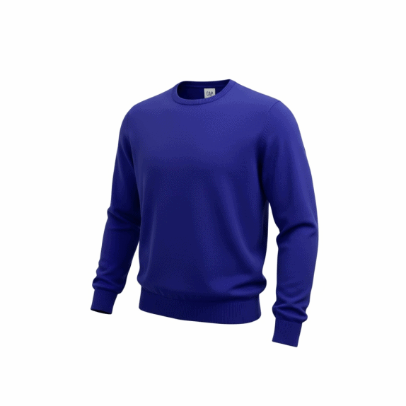 GAP Maglione lavorato a maglia casual tinta unita blu da uomo XL