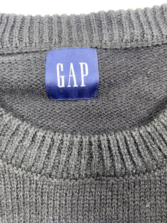GAP Πλεκτό Sweater Colorblock Casual Logo Πολύχρωμο Ανδρικό L