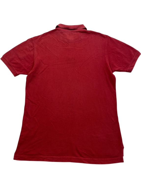 GAP Polo T-Shirt Logo Classico Rosso UNISEX L