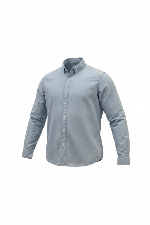 GAP ΠΟΥΚΑΜΙΣΟ CHAMBRAY MINIMAL WASHED BLUE ΑΝΤΡΙΚΟ PRE OWNED L