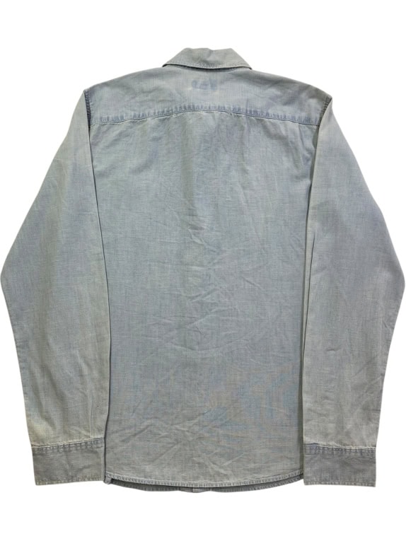 GAP SHIRT CHAMBRAY VINTAGE LIGHT BLUE MALE M