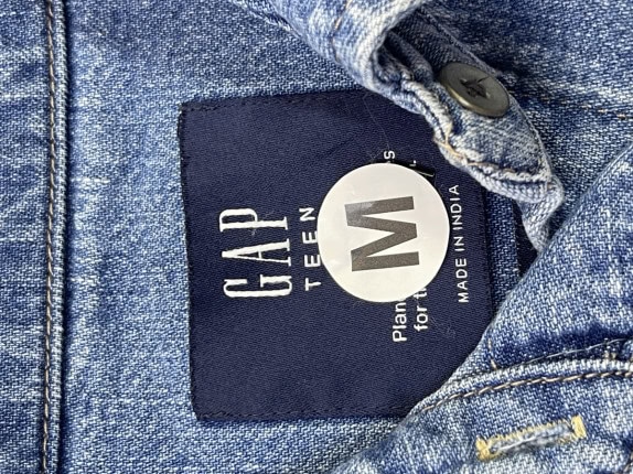 GAP ΠΟΥΚΑΜΙΣΟ DENIM ΜΠΛΕ ΑΝΤΡΙΚΟ PRE OWNED