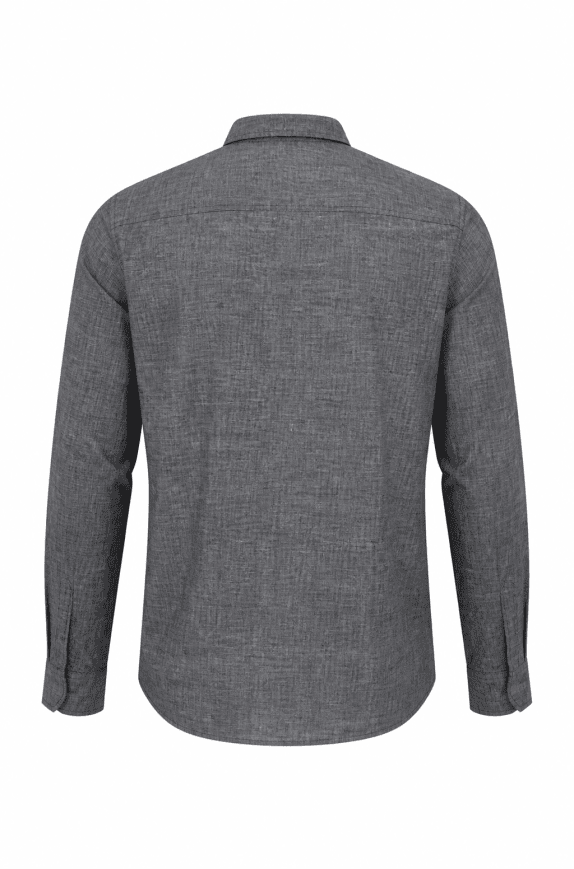 GAP SHIRT MINIMAL CHARCOAL MEN PRE OWNED L