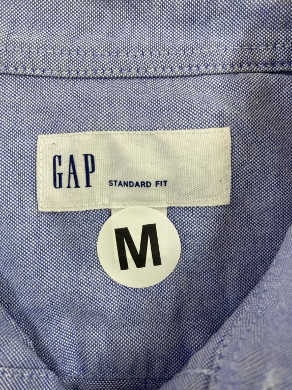 GAP Πουκάμισο Standard Fit Classic Μπλε Ανδρικό M