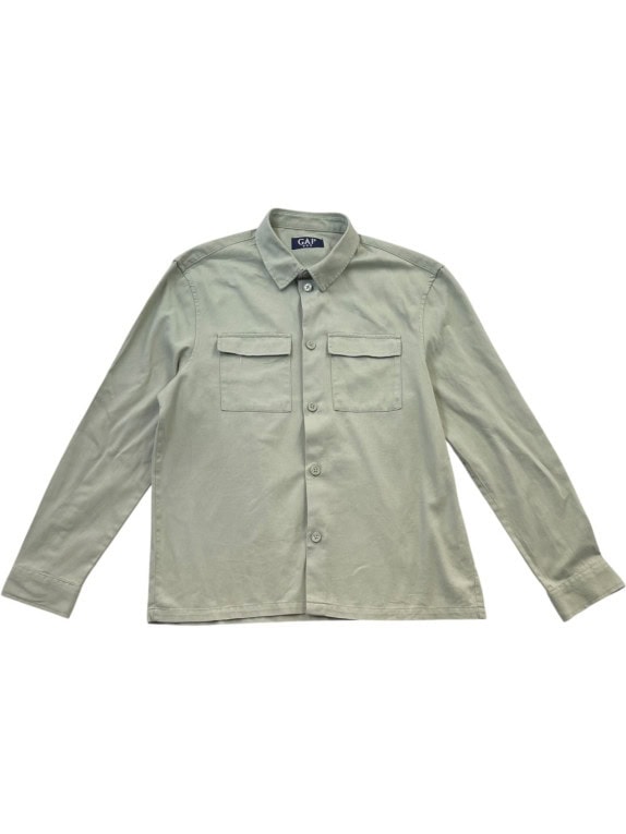 GAP UTILITY SHIRT WORKWEAR SAGE GREEN MENS PRE OWNED M