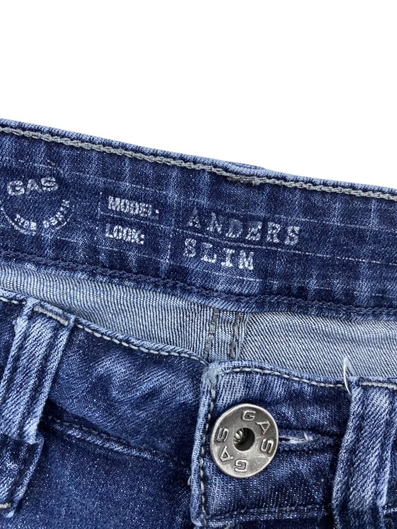 GAS Jeans Παντελόνι DENIM Slim Χωρίς Λογότυπο Μπλε Ανδρικό M