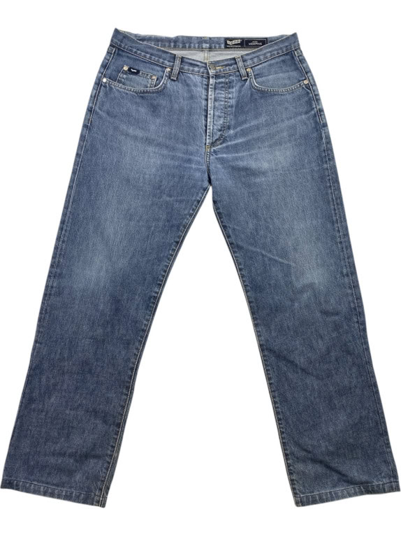 GAS JEANS CLASSIC WASHED BLUE MEN PRE OWNED L